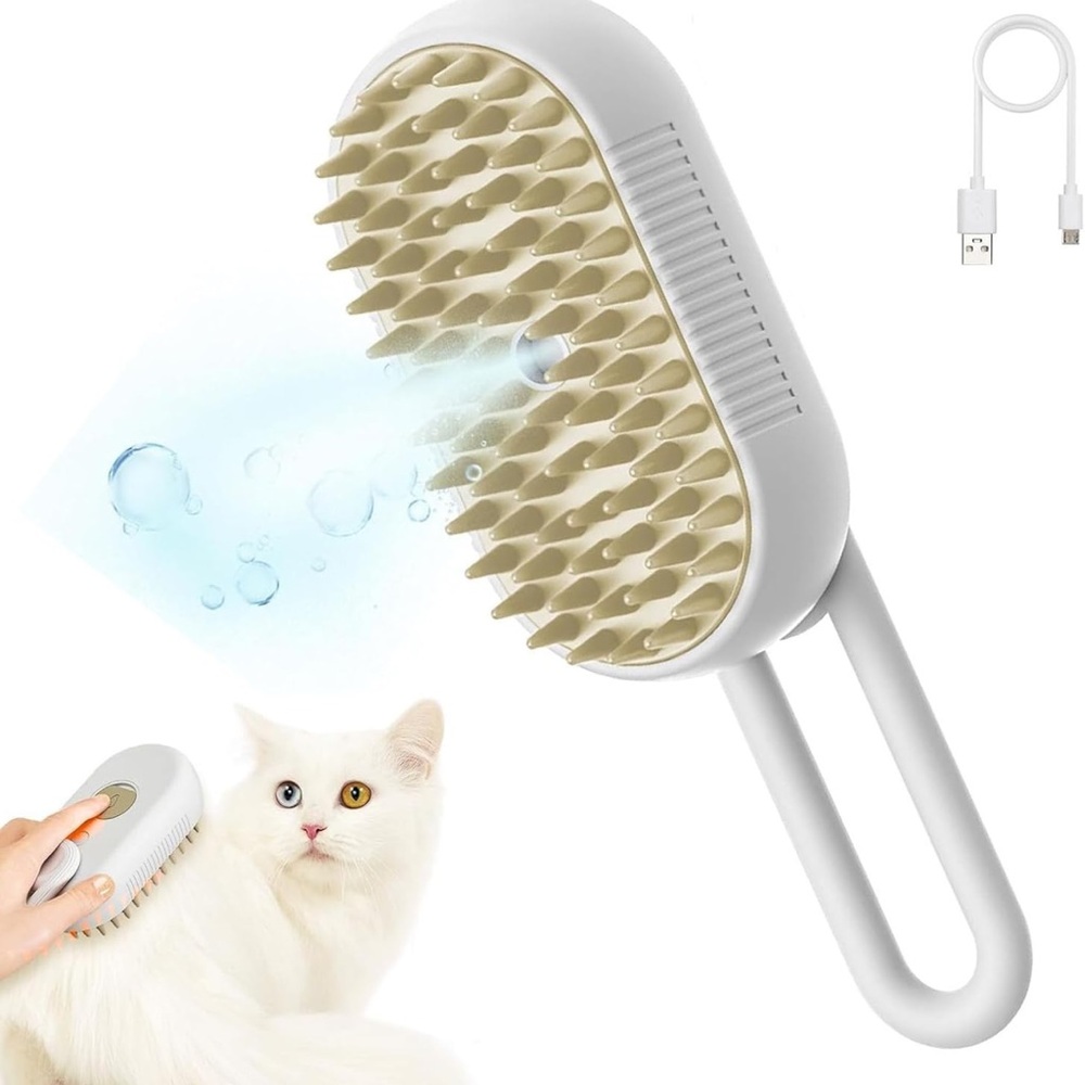 Pet Cleaning Electronic Spray Brush
